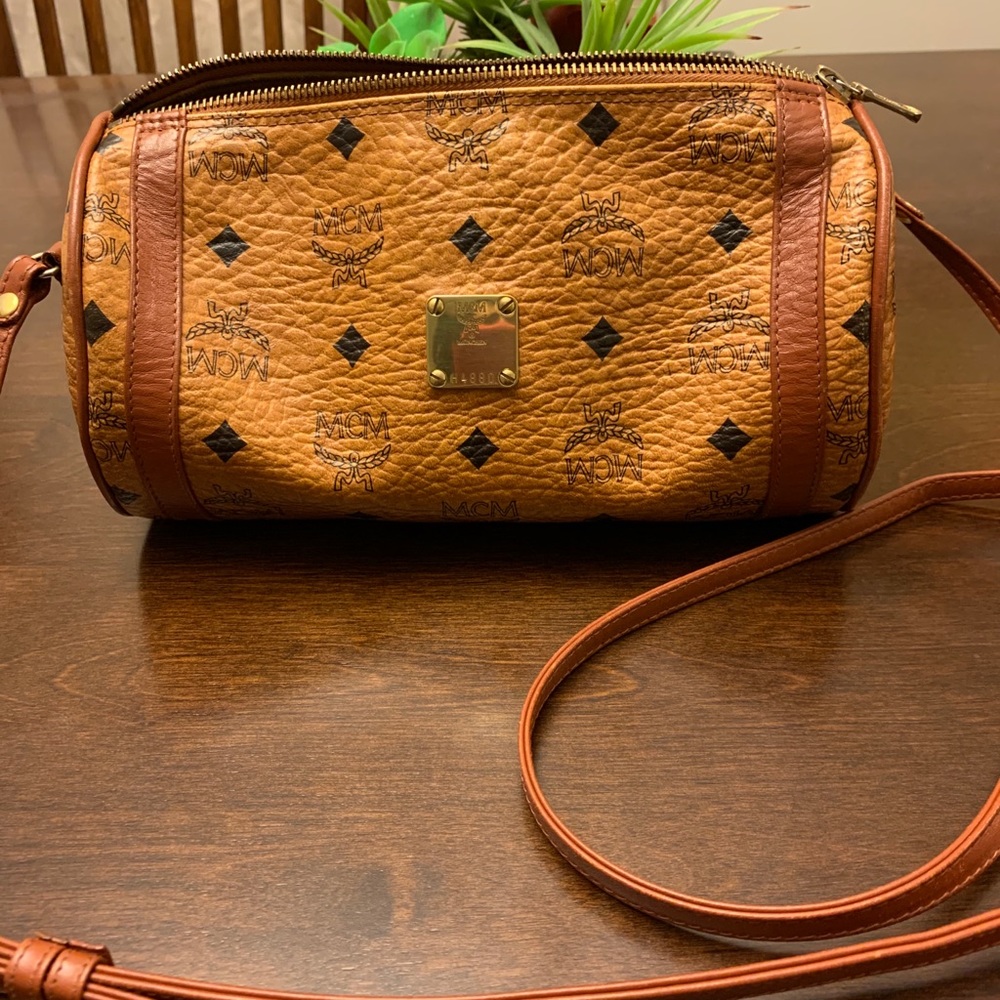 Authentic MCM Papillon crossbody bag